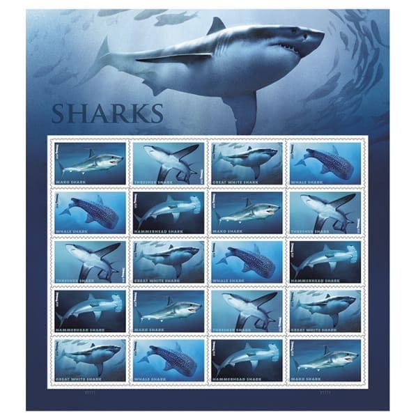 Sharks Forever Stamps