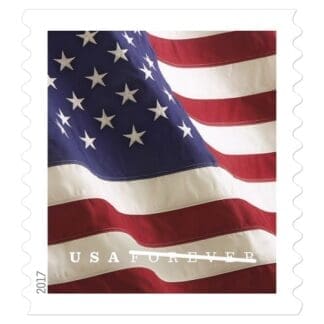 Discount Forever Stamps: US Flag 2017
