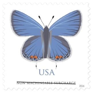 Non-machinable Butterfly Stamp