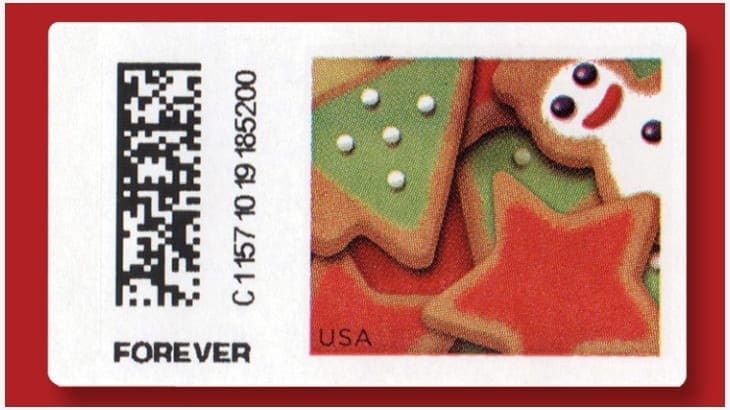 Holiday Cookie Vending Forever Stamp