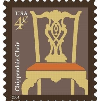 Chippendale Chair Postage Stamp