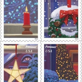 Holiday Windows Forever Stamps
