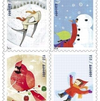 Winter Fun Forever Stamps