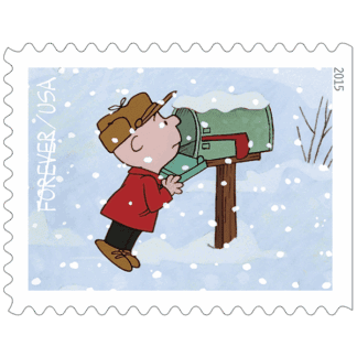 Charlie Brown Christmas Forever Stamps