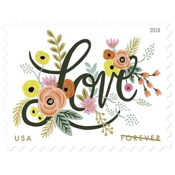 Love Flourishes Forever Stamp