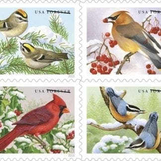 Songbirds In The Snow Forever Stamps