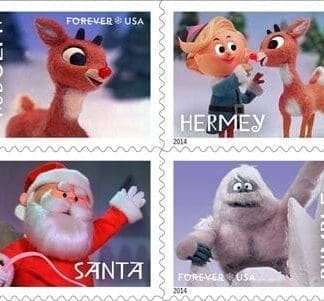 Rudolph The Red-nosed Reindeer Forever Stamps