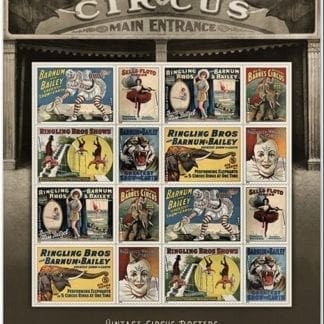 Circus Poster Forever Stamps