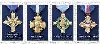 Honoring Extraordinary Heroism: The Service Cross Medals Forever Stamp