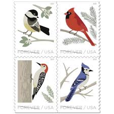 Birds In Winter Forever Stamp