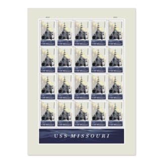 USS Missouri (Sheet Of 20)