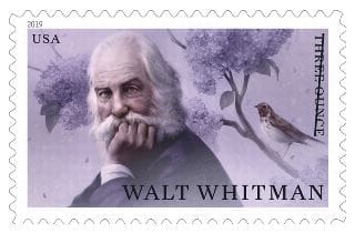 Walt Whitman Three Ounce (Sheet Of 20)