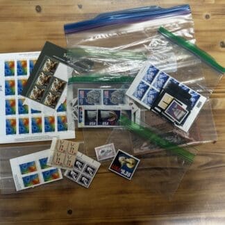 High Value Stamps Lot, Usable Condition ($595.88 Face Value)