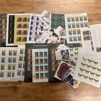 High Value Stamps Lot, Usable Condition ($1159.56 Face Value)
