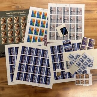 High Value Stamps Lot, Usable Condition ($460.40 Face Value)