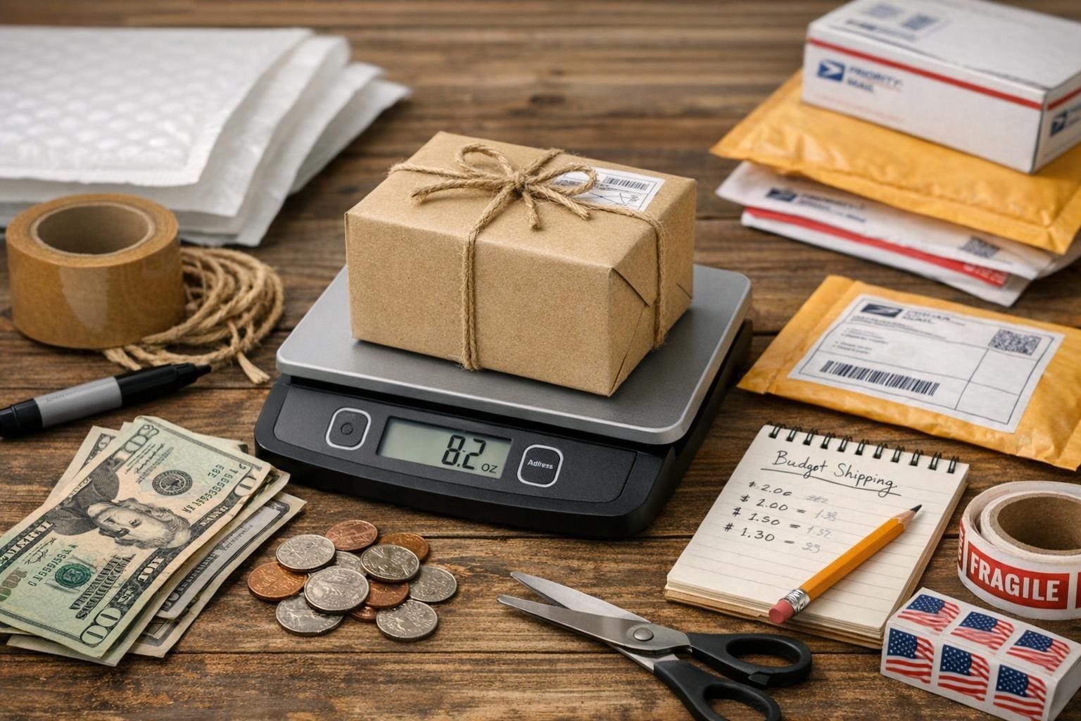 how to ship small packages cheaply