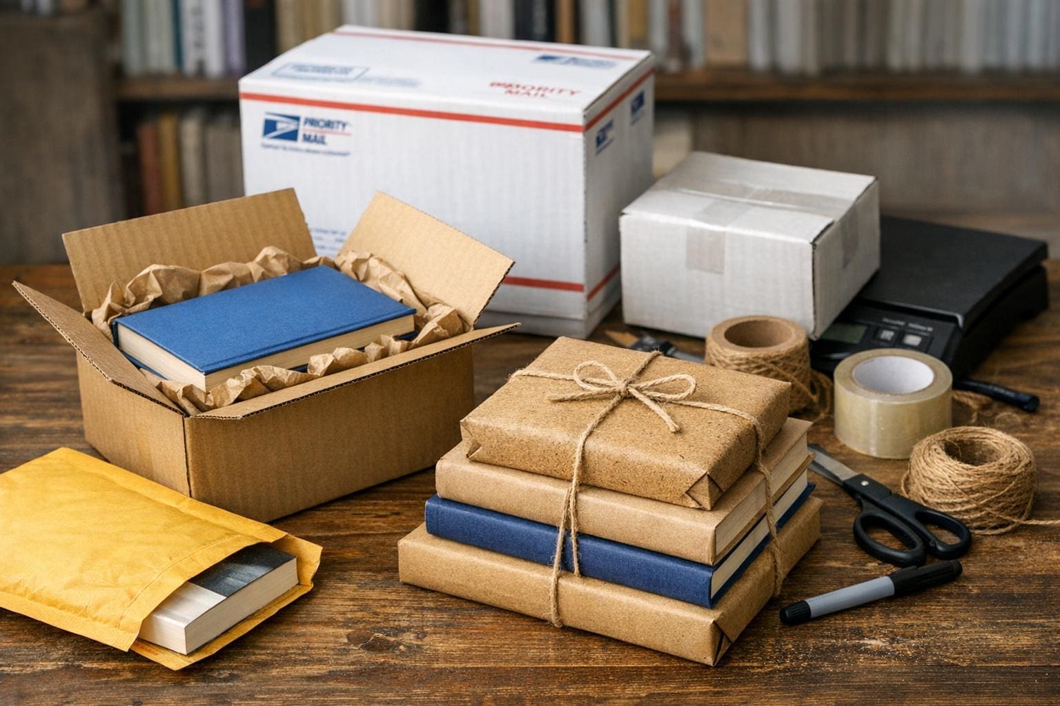 cheapest way to ship books