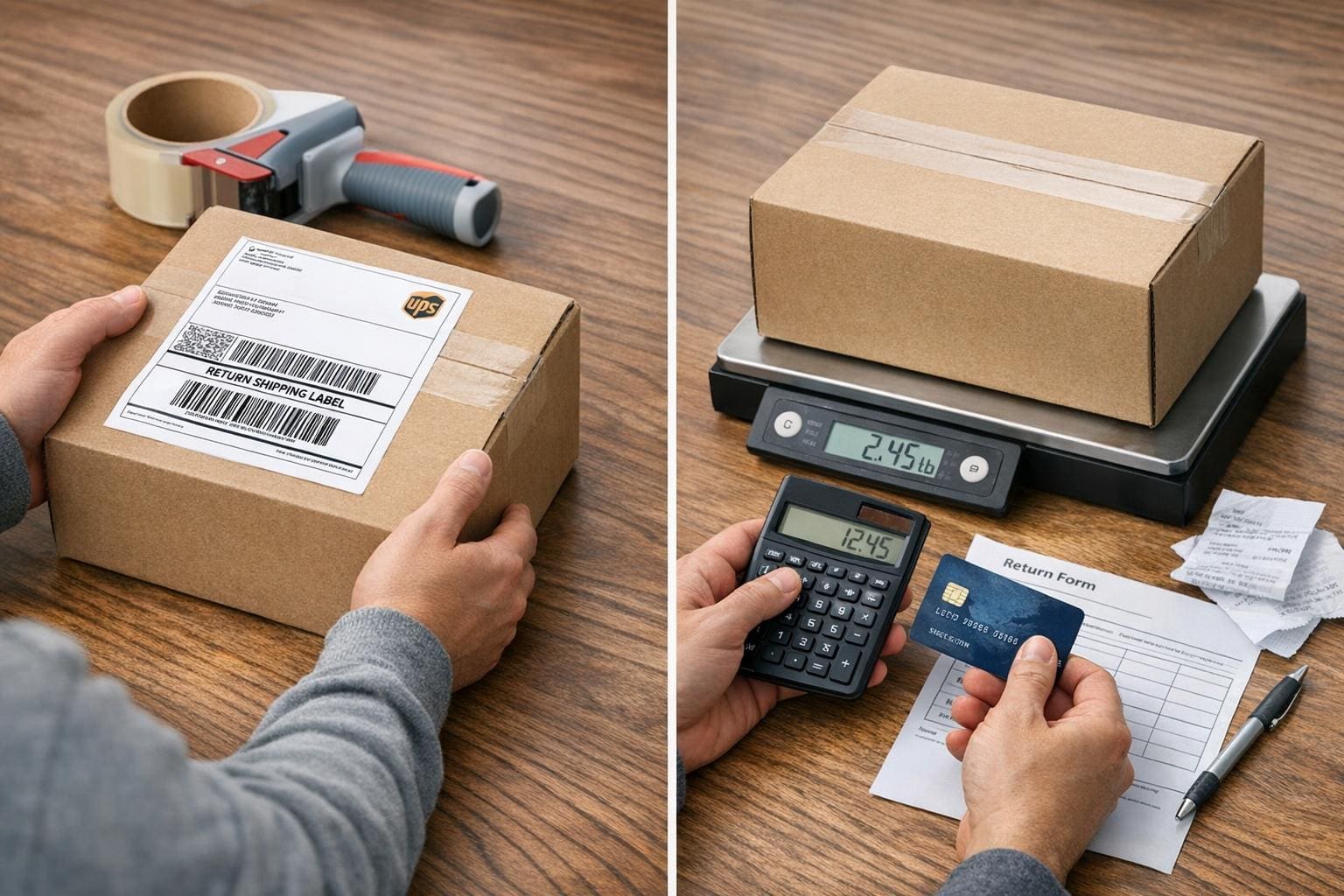 prepaid return label vs customer paid return