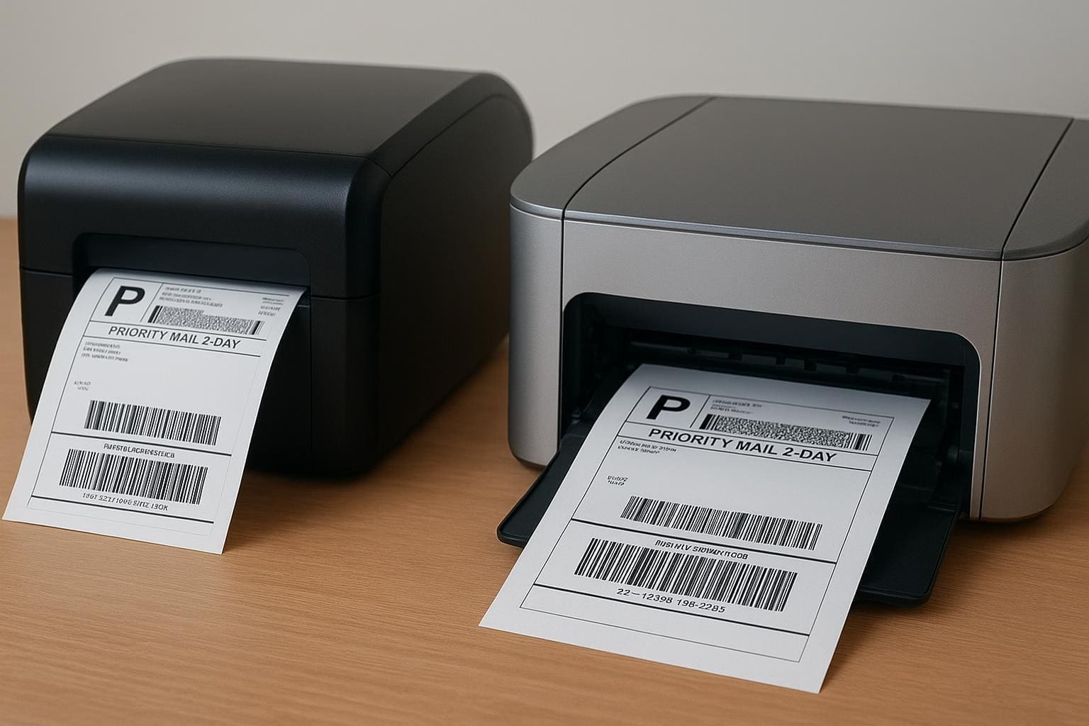 thermal printer vs inkjet for shipping labels