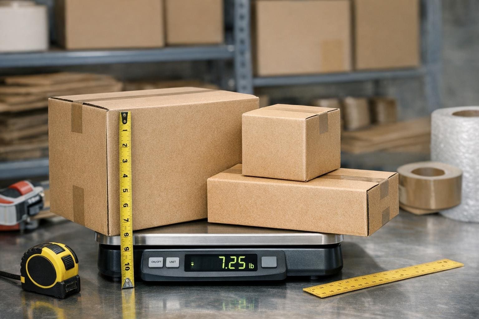 how package dimensions affect shipping weight