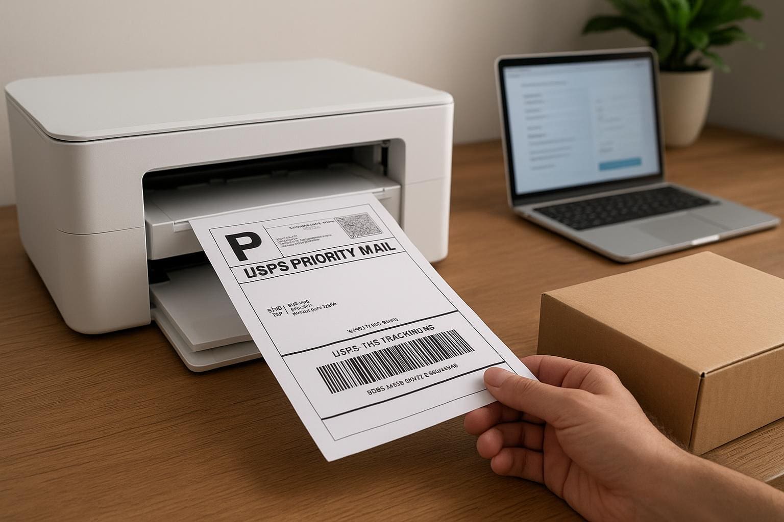 how to print usps shipping labels at home