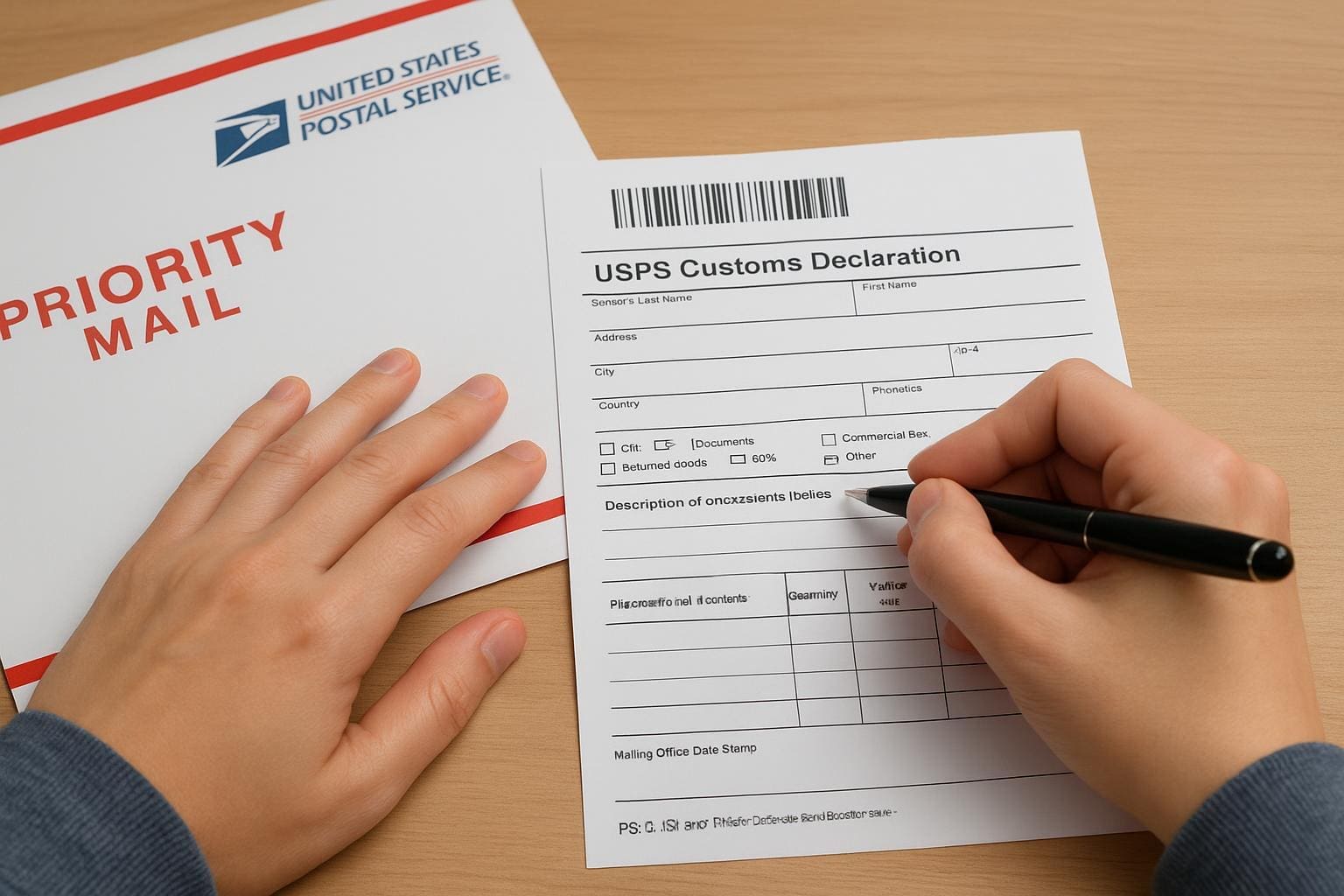 step-by-step guide to filling out usps customs forms