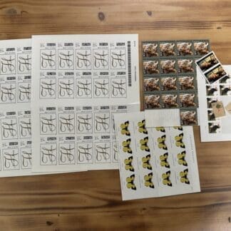 High Value Stamps Lot, Usable Condition ($92.00 Face Value)