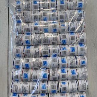 72 Postcard Coil Rolls, New Condition ($4,392.00 Face Value)