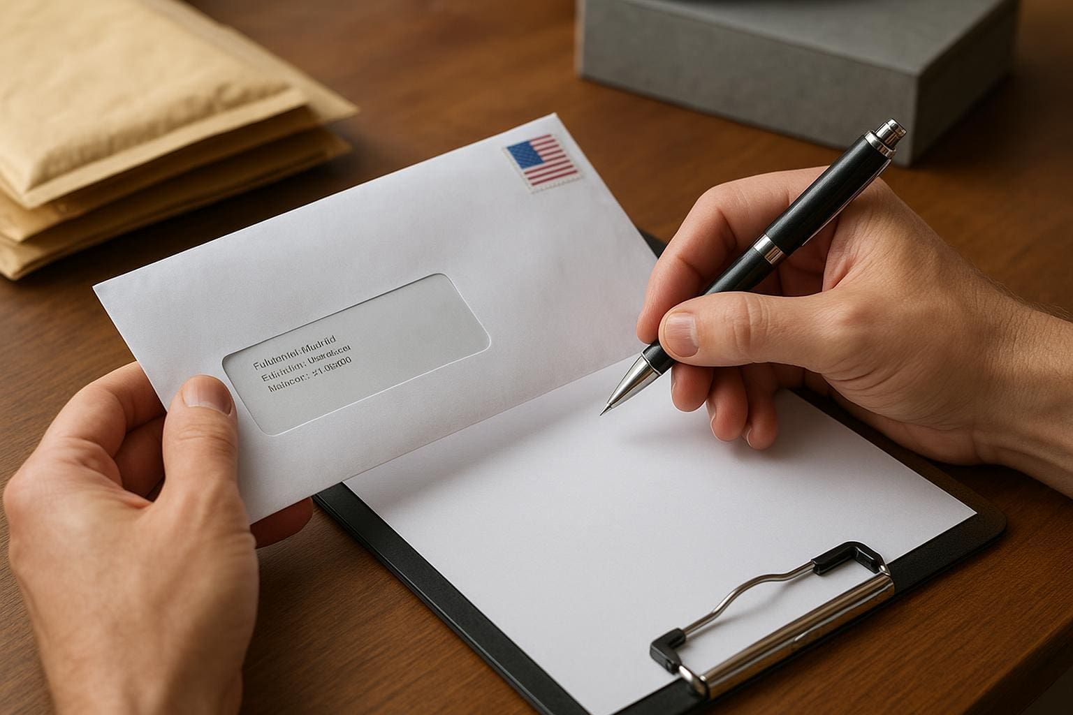 how to file a missing mail search