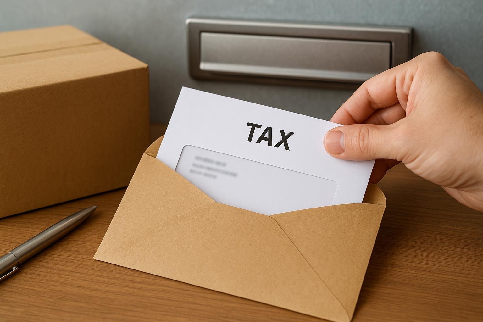 secure mailing of tax documents